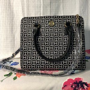 Tommy Hilfiger Tote Satchel Black